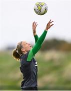 9 October 2022; Diane Caldwell during a Republic of Ireland Women training session at FAI National Training Centre in Abbotstown, Dublin. Photo by Stephen McCarthy/Sportsfile
