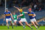 9 October 2022; Podge Campion of Drom and Inch in action against Bryan McLoughney of Kiladangan during the Tipperary County Senior Hurling Championship Semi-Final match between Drom and Inch and Kiladangan at FBD Semple Stadium in Thurles, Tipperary. Photo by Michael P Ryan/Sportsfile