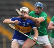 9 October 2022; Paul Flynn of Kiladangan in action against Michael Campion of Drom and Inch during the Tipperary County Senior Hurling Championship Semi-Final match between Drom and Inch and Kiladangan at FBD Semple Stadium in Thurles, Tipperary. Photo by Michael P Ryan/Sportsfile