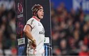 8 October 2022; Luke Marshall of Ulster during the United Rugby Championship match between Ulster and Ospreys at Kingspan Stadium in Belfast. Photo by Ramsey Cardy/Sportsfile
