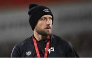 8 October 2022; Ospreys attack coach Richard Fussell before the United Rugby Championship match between Ulster and Ospreys at Kingspan Stadium in Belfast. Photo by Ramsey Cardy/Sportsfile