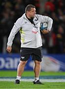 8 October 2022; Ospreys head coach Toby Booth before the United Rugby Championship match between Ulster and Ospreys at Kingspan Stadium in Belfast. Photo by Ramsey Cardy/Sportsfile