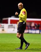 3 October 2022; Referee Neil Doyle during the SSE Airtricity League Premier Division match between Shelbourne and St Patrick's Athletic at Tolka Park in Dublin. Photo by Ben McShane/Sportsfile