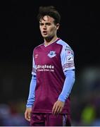 30 September 2022; Dylan Grimes of Drogheda United during the SSE Airtricity League Premier Division match between Dundalk and Drogheda United at Casey's Field in Dundalk, Louth. Photo by Ben McShane/Sportsfile