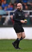 9 October 2022; Referee Brendan Cawley removes a kicking tee from the pitch during the Kildare County Senior Football Championship Final match between Clane and Naas at St Conleth's Park in Newbridge, Kildare. Photo by Piaras Ó Mídheach/Sportsfile