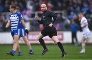 9 October 2022; Referee Brendan Cawley during the Kildare County Senior Football Championship Final match between Clane and Naas at St Conleth's Park in Newbridge, Kildare. Photo by Piaras Ó Mídheach/Sportsfile