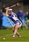 8 October 2022; Simon Lambert of Ballyboden St Enda's takes a sideline cut during the Go Ahead Dublin County Senior Club Hurling Championship Semi-Final match between Kilmacud Crokes and Ballyboden St Enda's at Parnell Park in Dublin. Photo by Piaras Ó Mídheach/Sportsfile