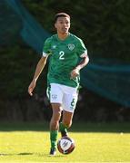 8 October 2022; Sam Burgess during a Republic of Ireland Amateur squad training session at AUL Complex in Dublin. Photo by Stephen McCarthy/Sportsfile