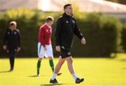 8 October 2022; Ross Carrig, coach, during a Republic of Ireland Amateur squad training session at AUL Complex in Dublin. Photo by Stephen McCarthy/Sportsfile