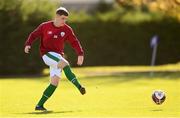8 October 2022; Adam Conway during a Republic of Ireland Amateur squad training session at AUL Complex in Dublin. Photo by Stephen McCarthy/Sportsfile