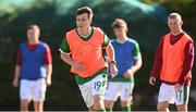 8 October 2022; Glen Daly during a Republic of Ireland Amateur squad training session at AUL Complex in Dublin. Photo by Stephen McCarthy/Sportsfile