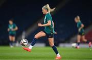 10 October 2022; Denise O'Sullivan during a Republic of Ireland Women training session at Hampden Park in Glasgow, Scotland. Photo by Stephen McCarthy/Sportsfile