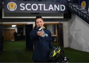 10 October 2022; Lucy Quinn during a Republic of Ireland Women training session at Hampden Park in Glasgow, Scotland. Photo by Stephen McCarthy/Sportsfile