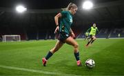 10 October 2022; Jamie Finn during a Republic of Ireland Women training session at Hampden Park in Glasgow, Scotland. Photo by Stephen McCarthy/Sportsfile