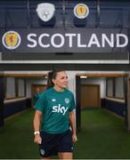10 October 2022; Captain Katie McCabe during a Republic of Ireland Women training session at Hampden Park in Glasgow, Scotland. Photo by Stephen McCarthy/Sportsfile