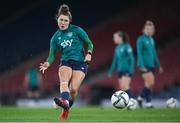 10 October 2022; Keeva Keenan during a Republic of Ireland Women training session at Hampden Park in Glasgow, Scotland. Photo by Stephen McCarthy/Sportsfile