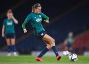 10 October 2022; Abbie Larkin during a Republic of Ireland Women training session at Hampden Park in Glasgow, Scotland. Photo by Stephen McCarthy/Sportsfile