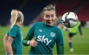 10 October 2022; Abbie Larkin during a Republic of Ireland Women training session at Hampden Park in Glasgow, Scotland. Photo by Megan Campbell/Sportsfile