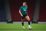 10 October 2022; Katie McCabe during a Republic of Ireland Women training session at Hampden Park in Glasgow, Scotland. Photo by Stephen McCarthy/Sportsfile