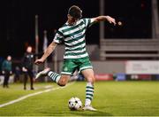 4 October 2022; Mikey Raggett of Shamrock Rovers during the UEFA Youth League First Round 2nd Leg match between Shamrock Rovers and AZ Alkmaar at Tallaght Stadium in Dublin. Photo by Ben McShane/Sportsfile