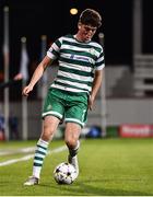 4 October 2022; Mikey Raggett of Shamrock Rovers during the UEFA Youth League First Round 2nd Leg match between Shamrock Rovers and AZ Alkmaar at Tallaght Stadium in Dublin. Photo by Ben McShane/Sportsfile