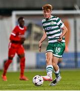 4 October 2022; Kian Reddy of Shamrock Rovers during the UEFA Youth League First Round 2nd Leg match between Shamrock Rovers and AZ Alkmaar at Tallaght Stadium in Dublin. Photo by Ben McShane/Sportsfile