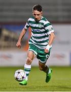 4 October 2022; Michael Leddy of Shamrock Rovers during the UEFA Youth League First Round 2nd Leg match between Shamrock Rovers and AZ Alkmaar at Tallaght Stadium in Dublin. Photo by Ben McShane/Sportsfile