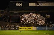 7 October 2022; An area of the ground under construction at the SSE Airtricity League Premier Division match between Bohemians and Drogheda United at Dalymount Park in Dublin. Photo by Piaras Ó Mídheach/Sportsfile