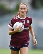 9 July 2022; Olivia Divilly of Galway during the TG4 All-Ireland Ladies Football Senior Championship Quarter-Final match between Galway and Meath at O’Connor Park in Tullamore, Offaly Photo by Piaras Ó Mídheach/Sportsfile