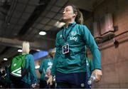 11 October 2022; Megan Campbell of Republic of Ireland before the FIFA Women's World Cup 2023 Play-off match between Scotland and Republic of Ireland at Hampden Park in Glasgow, Scotland. Photo by Stephen McCarthy/Sportsfile