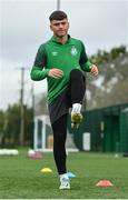 12 October 2022; Justin Ferizaj during a Shamrock Rovers squad training session at Roadstone Sports Club in Dublin. Photo by Seb Daly/Sportsfile