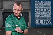 13 October 2022; Referee Thomas Gleeson stands for a portrait during the GAA Referees Respect Day at Croke Park in Dublin. Photo by Sam Barnes/Sportsfile