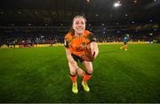 11 October 2022; Lucy Quinn of Republic of Ireland after the FIFA Women's World Cup 2023 Play-off match between Scotland and Republic of Ireland at Hampden Park in Glasgow, Scotland. Photo by Stephen McCarthy/Sportsfile