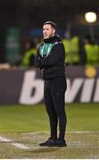 13 October 2022; Shamrock Rovers manager Stephen Bradley during the UEFA Europa Conference League group F match between Shamrock Rovers and Molde at Tallaght Stadium in Dublin. Photo by Seb Daly/Sportsfile
