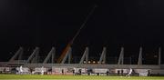13 October 2022; A general view of action infront of the unfinished new stand during the UEFA Europa Conference League group F match between Shamrock Rovers and Molde at Tallaght Stadium in Dublin. Photo by Eóin Noonan/Sportsfile