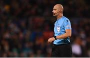 13 October 2022; Referee Dario Bel during the UEFA Europa Conference League group F match between Shamrock Rovers and Molde at Tallaght Stadium in Dublin. Photo by Eóin Noonan/Sportsfile