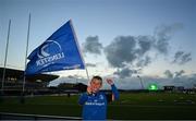 14 October 2022; Leinster supporter Cian Cashelle, aged 12, before the United Rugby Championship match between Connacht and Leinster at The Sportsground in Galway. Photo by Harry Murphy/Sportsfile