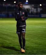 14 October 2022; Emmanuel Adegboyega od Dundalk before the SSE Airtricity League Premier Division match between Finn Harps and Dundalk at Finn Park in Ballybofey, Donegal. Photo by Ben McShane/Sportsfile