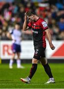 14 October 2022; Conor Levingston of Bohemians during the SSE Airtricity League Premier Division match between St Patrick's Athletic and Bohemians at Richmond Park in Dublin. Photo by Seb Daly/Sportsfile