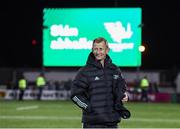 14 October 2022; Leinster head coach Leo Cullen after his side's victory in the United Rugby Championship match between Connacht and Leinster at The Sportsground in Galway. Photo by Harry Murphy/Sportsfile