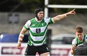 15 October 2022; Seán O'Brien of Naas during the Energia All-Ireland League Division 1B match between Old Belvedere and Naas RFC at Old Belvedere RFC in Dublin. Photo by Sam Barnes/Sportsfile