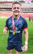 15 October 2022; Michael Lowry of Ulster with his man of the match award after the United Rugby Championship match between Emirates Lions and Ulster at Emirates Airlines Park in Johannesburg, South Africa. Photo by Sydney Seshibedi/Sportsfile
