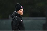 15 October 2022; Wexford Youths manager Stephen Quinn during the SSE Airtricity Women's National League match between Wexford Youths and Sligo Rovers at Ferrycarrig Park in Wexford. Photo by Eóin Noonan/Sportsfile