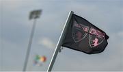 15 October 2022; A general view of a corner flag during the SSE Airtricity Women's National League match between Wexford Youths and Sligo Rovers at Ferrycarrig Park in Wexford. Photo by Eóin Noonan/Sportsfile