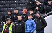 16 October 2022; James Stephen's selector Brian Cody watches the U19 C Hurling Championship Final before Kilkenny County Senior Hurling Championship Final match between James Stephen's and Shamrocks Ballyhale at UPMC Nowlan Park in Kilkenny. Photo by Piaras Ó Mídheach/Sportsfile