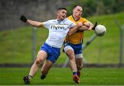 16 October 2022; Bobby O'Brien of Ratoath in action against Padraig Jennings of Summerhill during the Meath County Senior Football Championship Final between Ratoath and Summerhill at Páirc Tailteann in Navan, Meath. Photo by Harry Murphy/Sportsfile