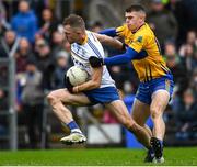 16 October 2022; Conor McGill of Ratoath is tackled by Eoghan Frayne of Summerhill during the Meath County Senior Football Championship Final between Ratoath and Summerhill at Páirc Tailteann in Navan, Meath. Photo by Harry Murphy/Sportsfile