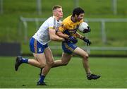 16 October 2022; David Larkin of Summerhill in action against Jack Flynn of Ratoath during the Meath County Senior Football Championship Final between Ratoath and Summerhill at Páirc Tailteann in Navan, Meath. Photo by Harry Murphy/Sportsfile