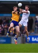 16 October 2022; Michael Daly of Na Fianna in action against Shane Horan of Kilmacud Crokes during the Dublin County Senior Club Championship Football Final match between Kilmacud Crokes and Na Fianna at Parnell Park in Dublin. Photo by Daire Brennan/Sportsfile