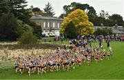 16 October 2022; A general view of the field during the Autumn Open International Cross Country Festival at the Sport Ireland Campus in Dublin. Photo by Sam Barnes/Sportsfile
